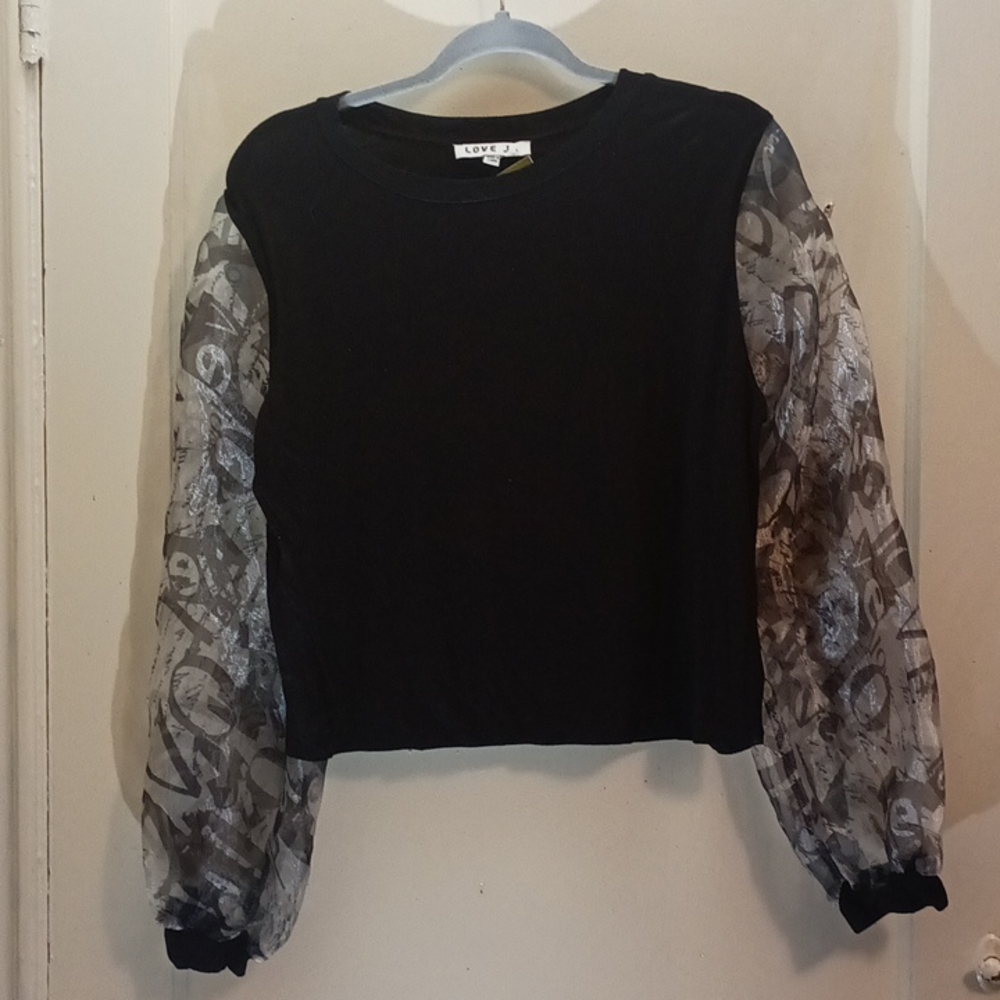 LOVE J size large dressy blouse